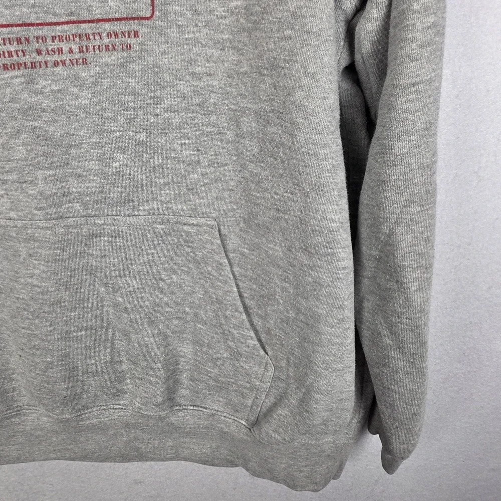 Farm Boy Brand Mens Hoodie Large Gray 